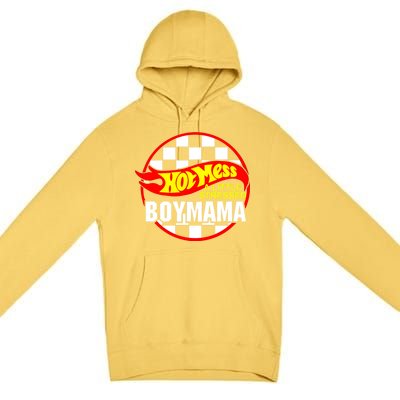 A Little Stressed Boy Mama Premium Pullover Hoodie