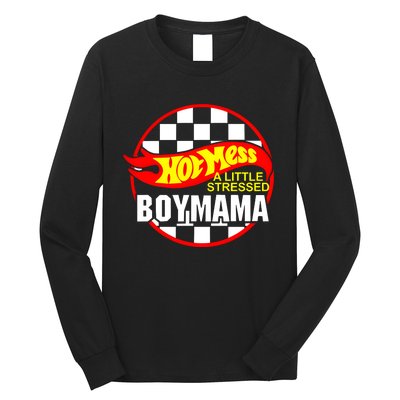 A Little Stressed Boy Mama Long Sleeve Shirt