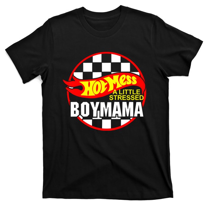 A Little Stressed Boy Mama T-Shirt