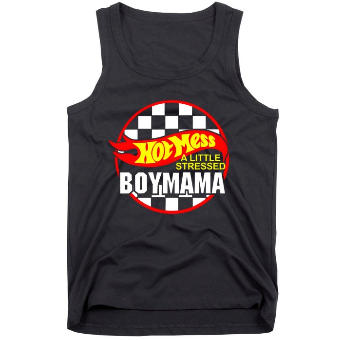 A Little Stressed Boy Mama Tank Top