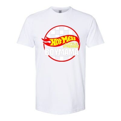 A Little Stressed Boy Mama Softstyle CVC T-Shirt