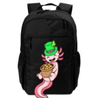 Axolotl Leprechaun St Patricks Axolotl Gift Daily Commute Backpack