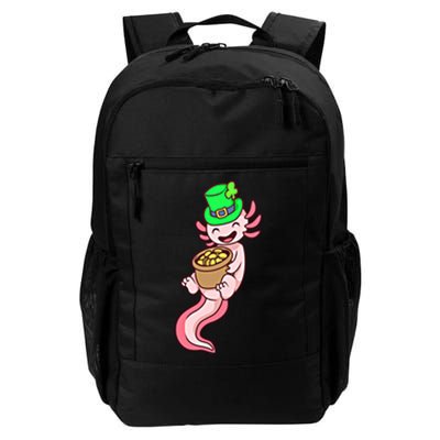 Axolotl Leprechaun St Patricks Axolotl Gift Daily Commute Backpack