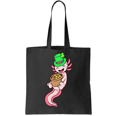 Axolotl Leprechaun St Patricks Axolotl Gift Tote Bag