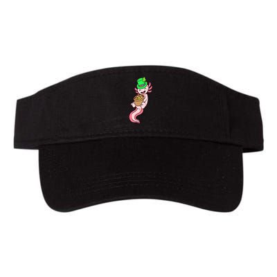 Axolotl Leprechaun St Patricks Axolotl Gift Valucap Bio-Washed Visor