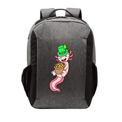 Axolotl Leprechaun St Patricks Axolotl Gift Vector Backpack