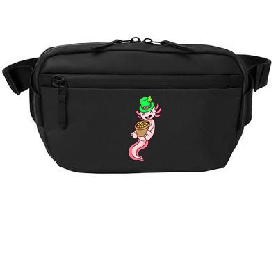 Axolotl Leprechaun St Patricks Axolotl Gift Crossbody Pack