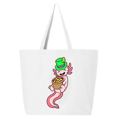 Axolotl Leprechaun St Patricks Axolotl Gift 25L Jumbo Tote