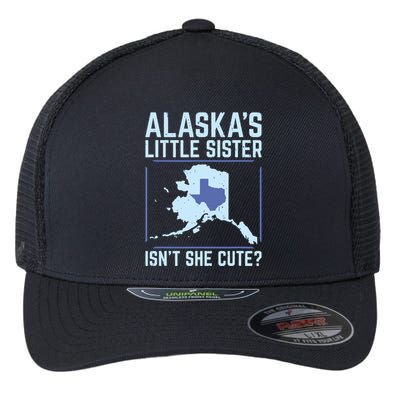Alaskas Little Sister Isnt She Cute Texas Flexfit Unipanel Trucker Cap
