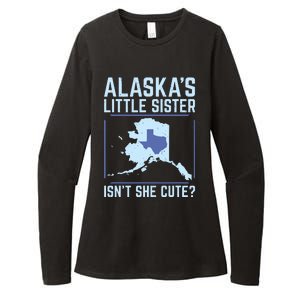 Alaskas Little Sister Isnt She Cute Texas Womens CVC Long Sleeve Shirt