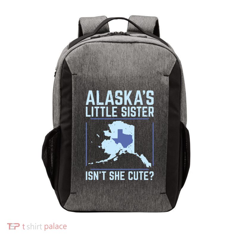 Alaskas Little Sister Isnt She Cute Texas Vector Backpack