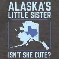 Alaskas Little Sister Isnt She Cute Texas Vector Backpack