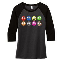 A Little SPOT Emotions Women's Tri-Blend 3/4-Sleeve Raglan Shirt