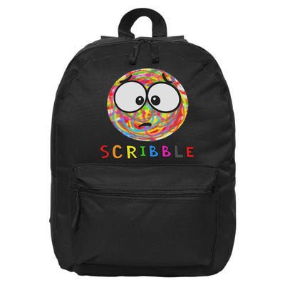 A Little Scribble Spot 16 in Basic Backpack