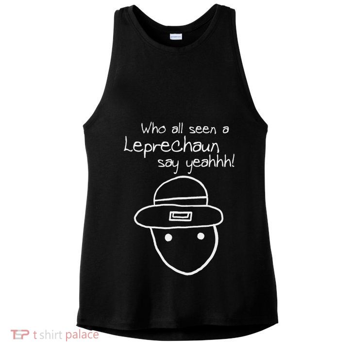 Amateur Leprechaun Sketch Mobile Alabama St Patrick's Day Ladies PosiCharge Tri-Blend Wicking Tank