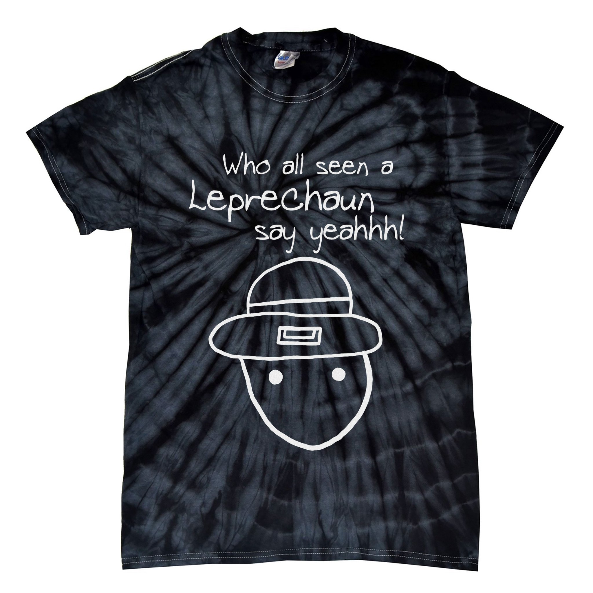 Amateur Leprechaun Sketch Mobile Alabama St Patrick's Day Tie-Dye T-Shirt