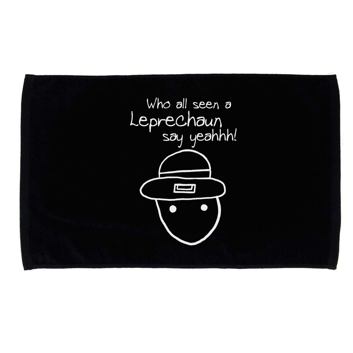 Amateur Leprechaun Sketch Mobile Alabama St Patrick's Day Microfiber Hand Towel