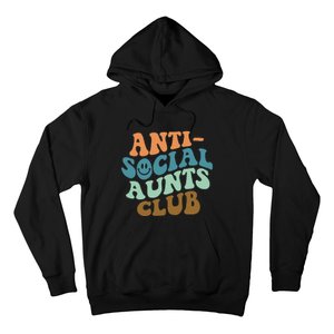 Aunt Life Soccer Auntie Mothers Day Messy Bun  Funny Hoodie