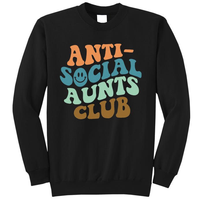 Aunt Life Soccer Auntie Mothers Day Messy Bun  Funny Sweatshirt