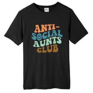 Aunt Life Soccer Auntie Mothers Day Messy Bun  Funny Tall Fusion ChromaSoft Performance T-Shirt