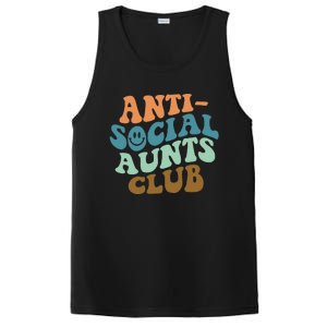 Aunt Life Soccer Auntie Mothers Day Messy Bun  Funny PosiCharge Competitor Tank