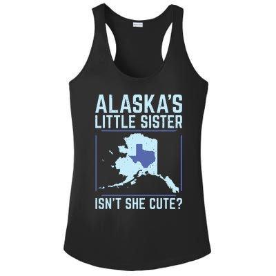 Alaskas Little Sister Isnt She Cute Texas Ladies PosiCharge Competitor Racerback Tank