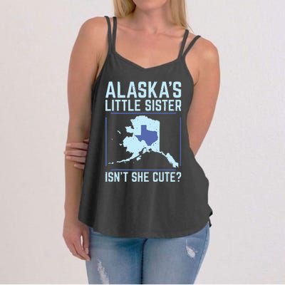 Alaskas Little Sister Isnt She Cute Texas Women's Strappy Tank