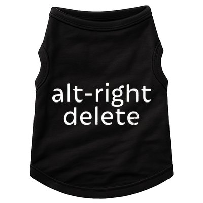 Alt-Right Delete Doggie Tank
