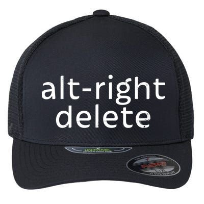 Alt-Right Delete Flexfit Unipanel Trucker Cap