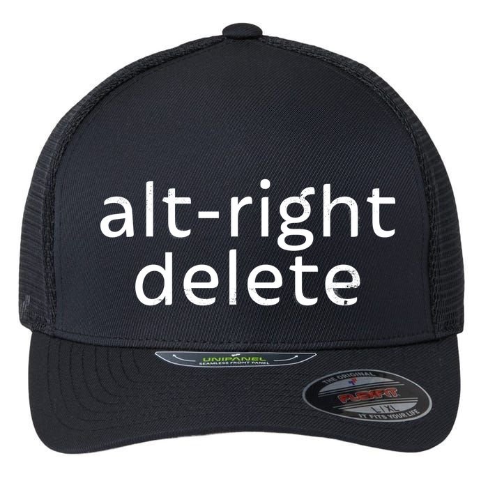 Alt-Right Delete Flexfit Unipanel Trucker Cap