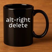 Alt-Right Delete 11oz C Handle Ceramic Mug