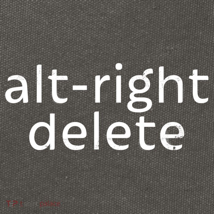 Alt-Right Delete Cotton Canvas Backpack