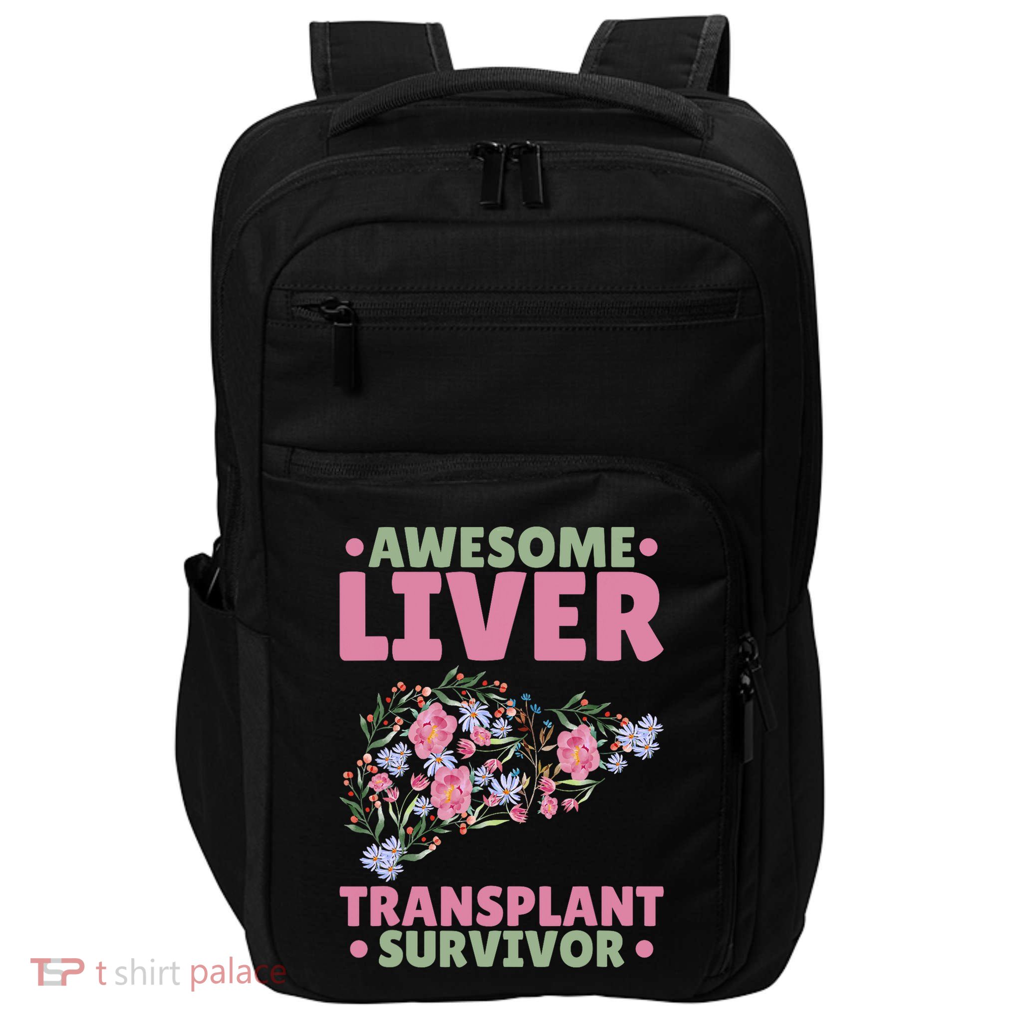 Awesome Liver Transplant Survivor Impact Tech Backpack