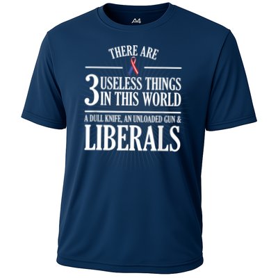 Anti Liberal TShirt: Useless Liberals, Liberal Tears Performance Shirt