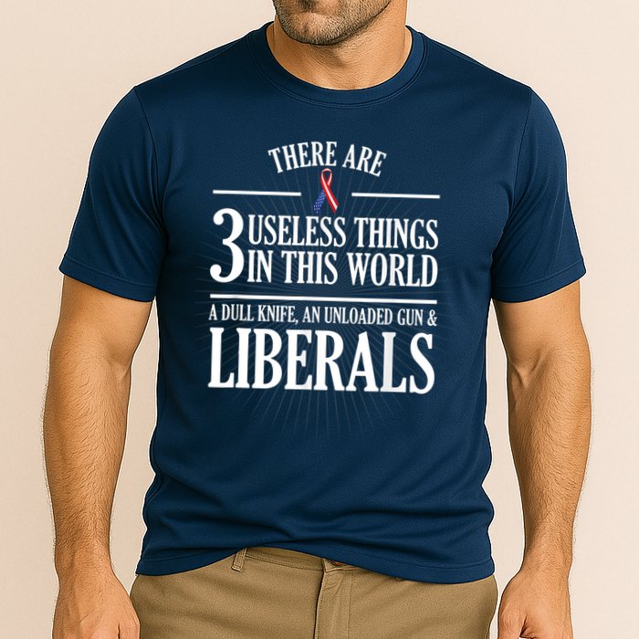 Anti Liberal TShirt: Useless Liberals, Liberal Tears Cooling Performance Crew T-Shirt