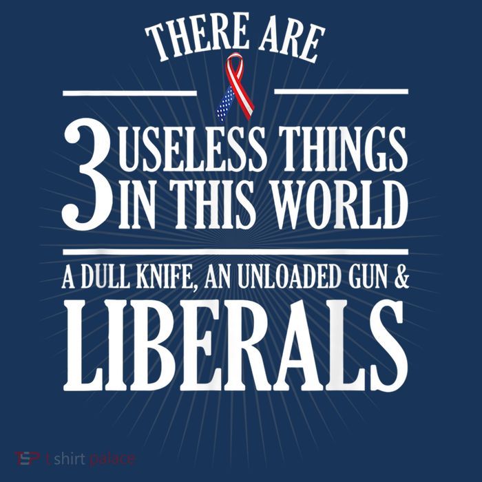 Anti Liberal TShirt: Useless Liberals, Liberal Tears 16 in Basic Backpack