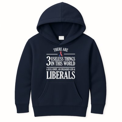 Anti Liberal TShirt: Useless Liberals, Liberal Tears Kids Hoodie