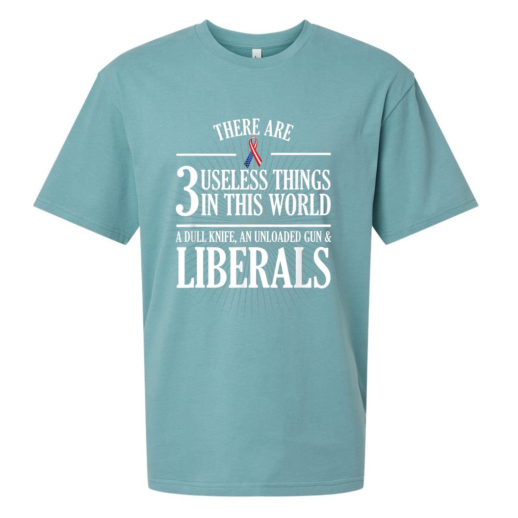 Anti Liberal TShirt: Useless Liberals, Liberal Tears Sueded Cloud Jersey T-Shirt