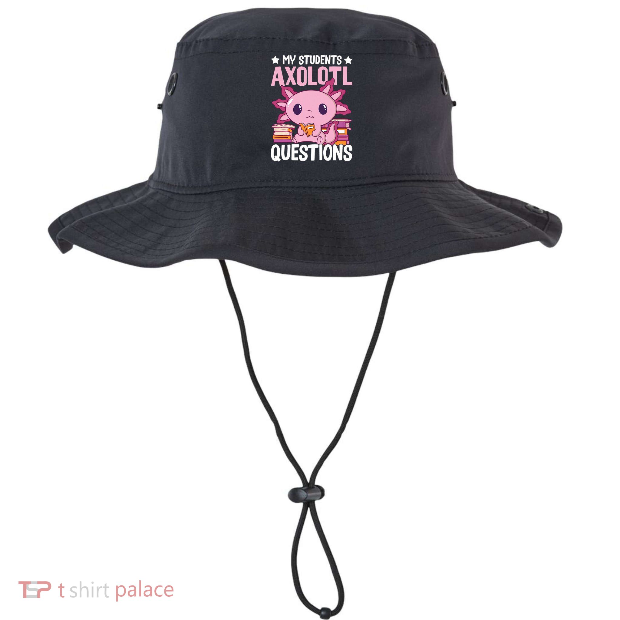 Axolotl Lover Teacher - My Students Axolotl Questions  Bucket Hat