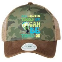 All Lights Turned Off Can Be Turned On Legacy Tie Dye Trucker Hat