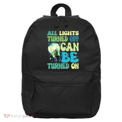 All Lights Turned Off Can Be Turned On 16 in Basic Backpack