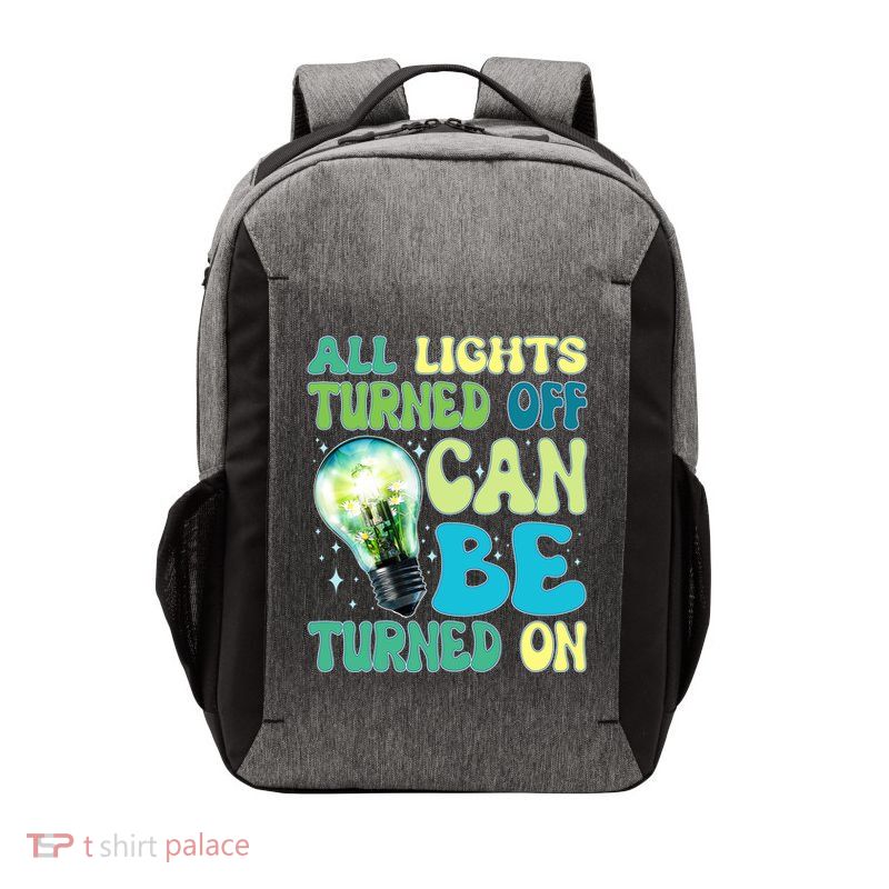All Lights Turned Off Can Be Turned On Vector Backpack