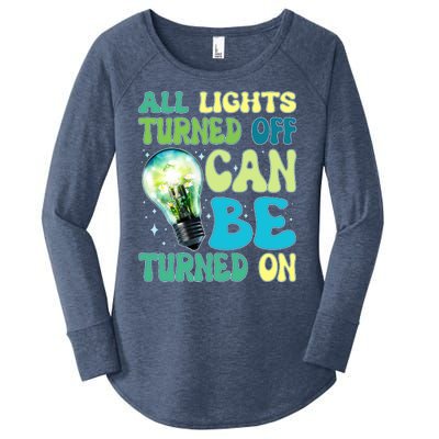 All Lights Turned Off Can Be Turned On Women's Perfect Tri Tunic Long Sleeve Shirt