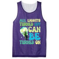 All Lights Turned Off Can Be Turned On Mesh Reversible Basketball Jersey Tank