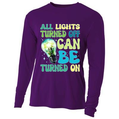 All Lights Turned Off Can Be Turned On Cooling Performance Long Sleeve Crew