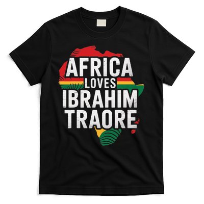 Africa Loves Traore Burkina Faso- Ibrahim Traoré  T-Shirt