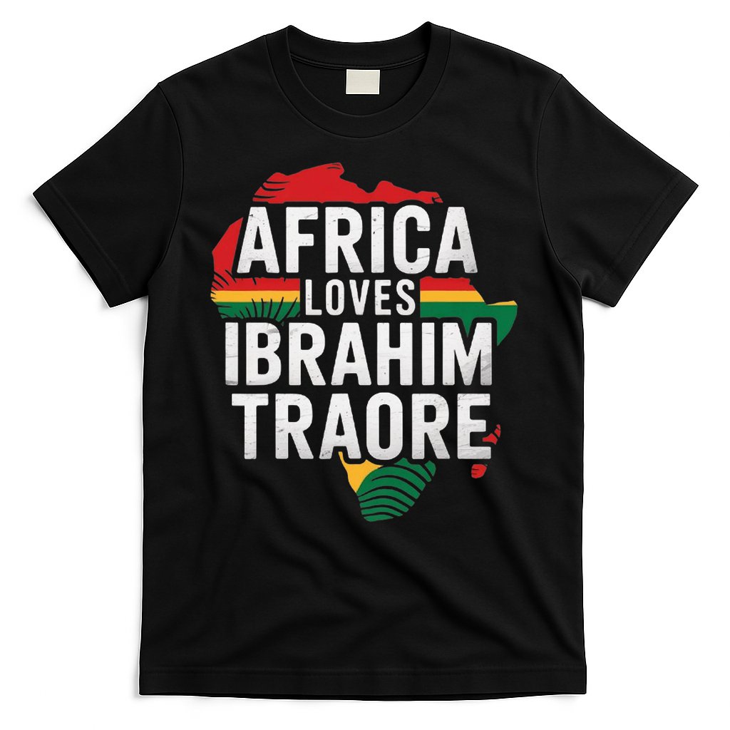 Africa Loves Traore Burkina Faso- Ibrahim Traoré  T-Shirt