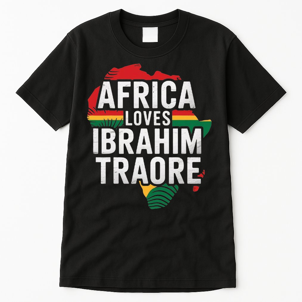 Africa Loves Traore Burkina Faso- Ibrahim Traoré  Tall T-Shirt