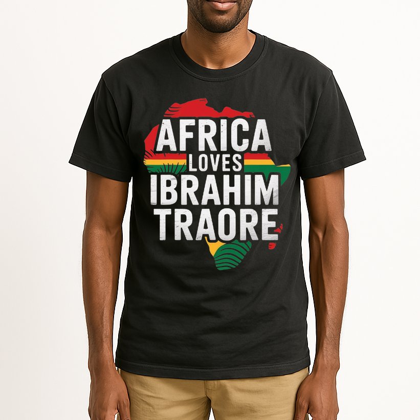 Africa Loves Traore Burkina Faso- Ibrahim Traoré  Tall T-Shirt