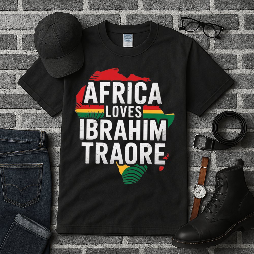 Africa Loves Traore Burkina Faso- Ibrahim Traoré  Tall T-Shirt